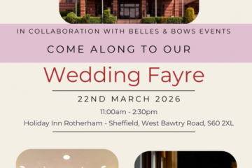 The Holiday Inn - Rotherham Wedding Fayre  - 22nd March 2026