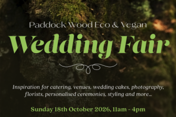 PaddocK Wood Eco & vegan Wedding Fair - 18th October 2026