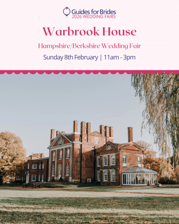 Guides for Brides Wedding Fair at Warbrook House - 8th February 2026