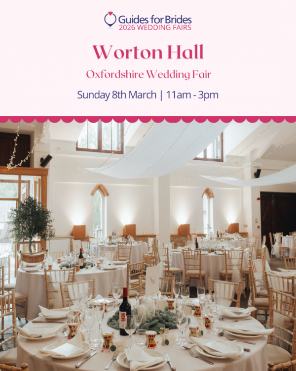 Guides for Brides Wedding Fair at Worton Hall - 8th March 2026