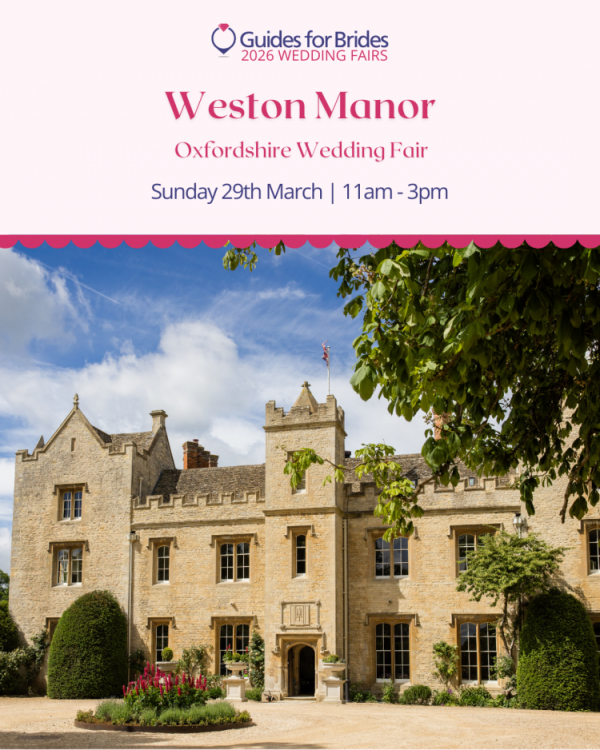 Guides for Brides Wedding Fair at Weston Manor - 29th March 2026