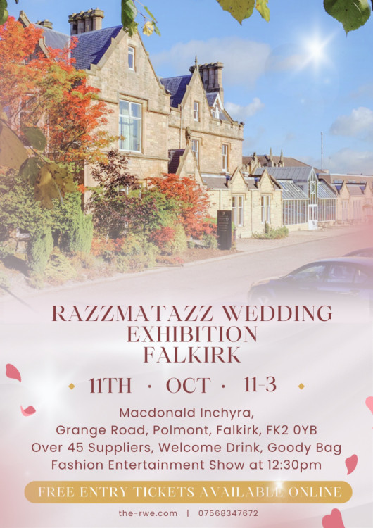 Razzmatazz Wedding Exhibition Falkirk - 11th October 2026