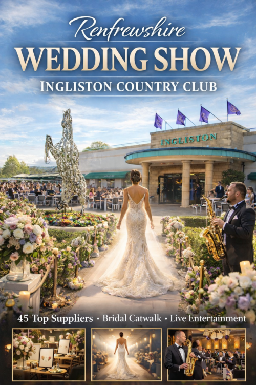 Wedding Show Inverclyde at Ingliston Country Club  - 26th July 2026