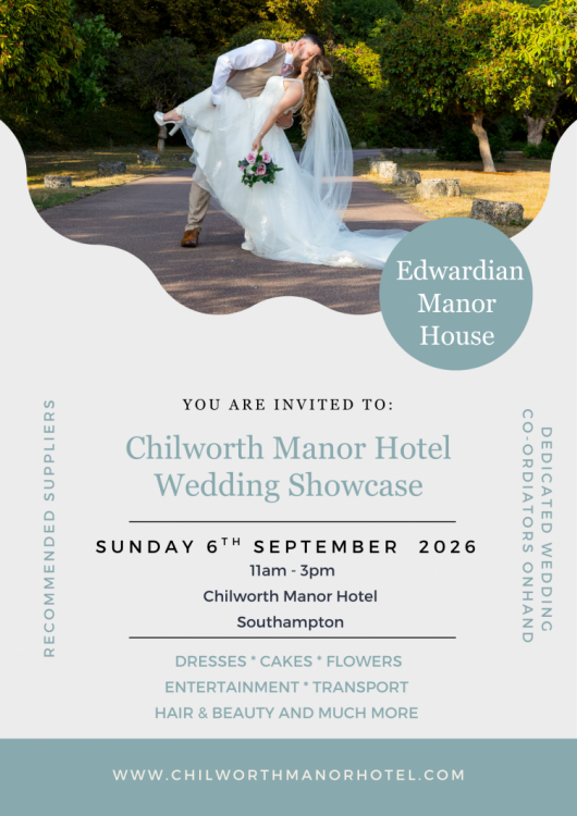 Chilworth Manor Hotel Wedding Showcase - 6th September 2026
