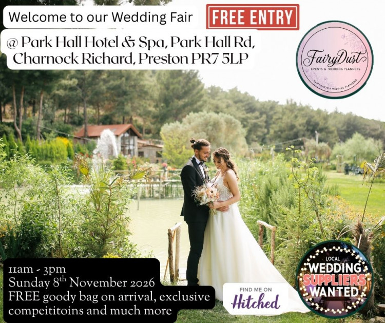 Wedding Fair @ Park Hall Hotel & Spa - 8th November 2026