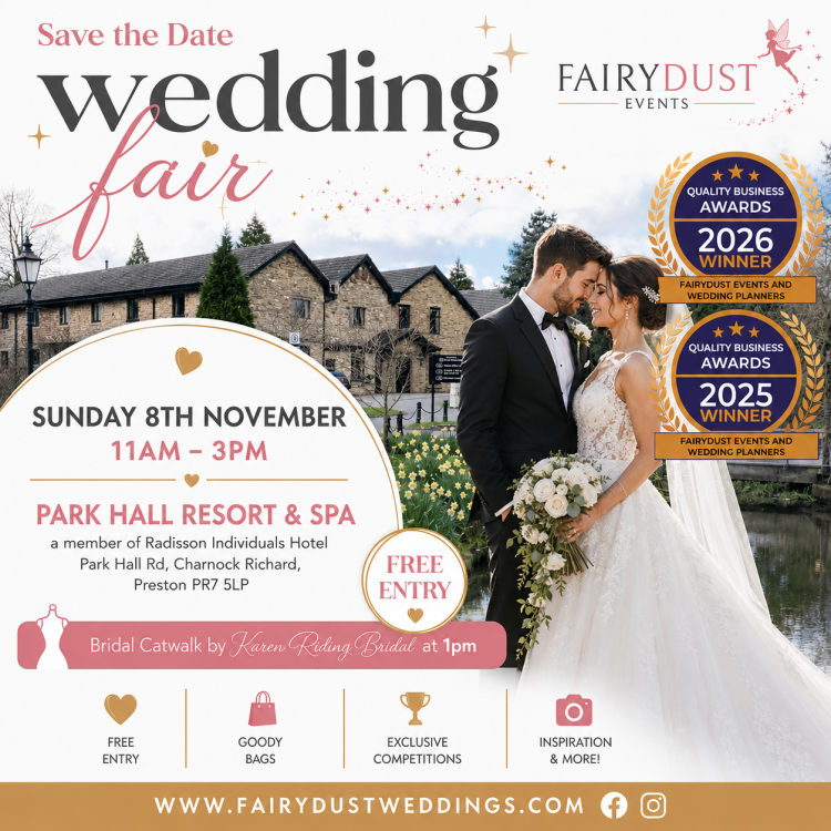 Wedding Fair @ Park Hall Hotel & Spa - 8th November 2026