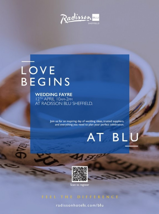 Radisson Blu Sheffield Wedding Fayre - 12th April 2026