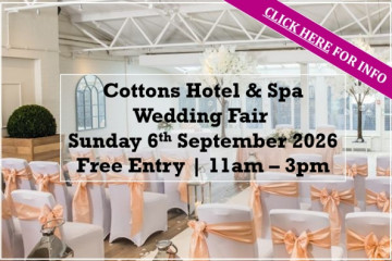 Cottons Hotel and Spa Wedding Fair (6th September) - 6th September 2026