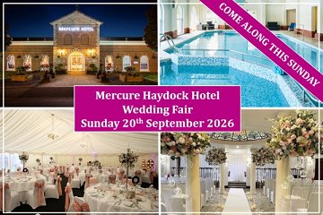 Mercure Haydock Hotel Wedding Fair (20th September) - 20th September 2026