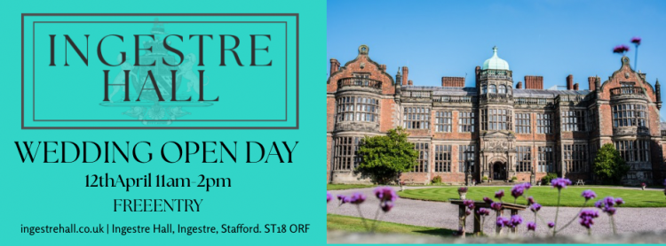 Ingestre Hall Wedding Fayre - Stafford  - 12th April 2026