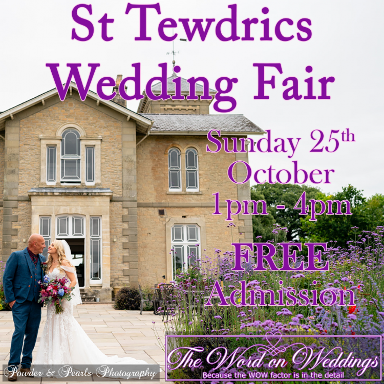 St Tewdrics House Wedding Fair with The Word on Weddings - 25th October 2026