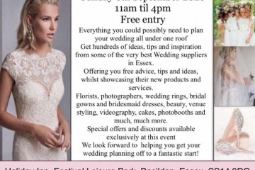 The largest Wedding Exhibition in Essex  - 6th September 2026