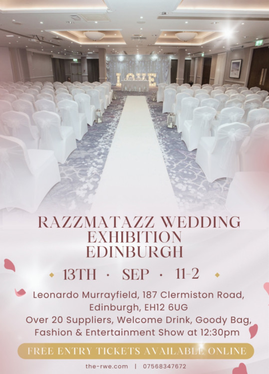 Razzmatazz Wedding Exhibition - Edinburgh - 13th September 2026
