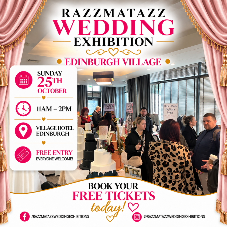 Razzmatazz Wedding Exhibition - Edinburgh Village - 25th October 2026