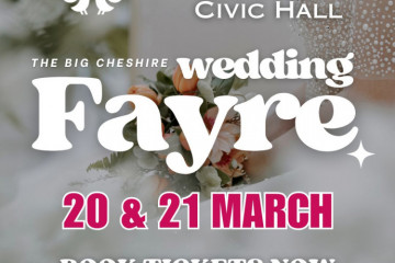 Cheshire Wedding Fair Nantwich Civic Hall 20 & 21 Mar 2027 - 20th March 2027