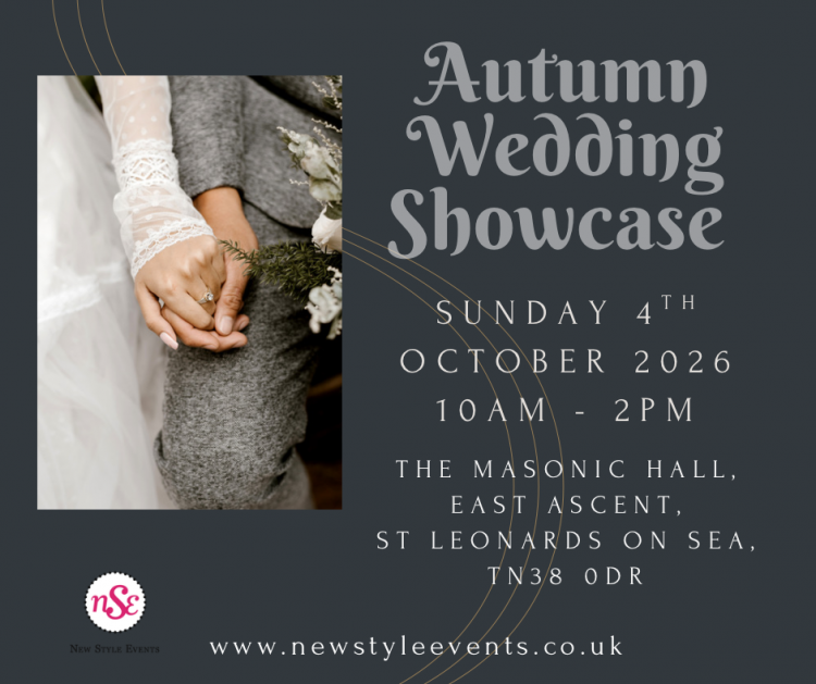 Autumn Wedding Showcase Masonic Hall, St Leonards - 4th October 2026