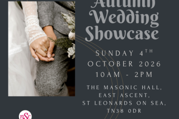Autumn Wedding Showcase Masonic Hall, St Leonards - 4th October 2026