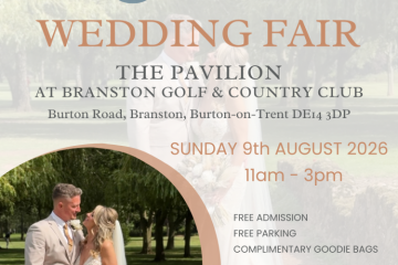 Wedding Fair - Branston Golf & Country Club, Burton-on-Trent - 9th August 2026