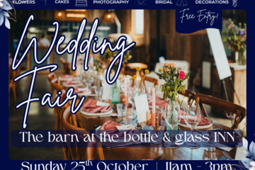 The barn at the bottle & glass INN Henley Wedding Fair - 25th October 2026