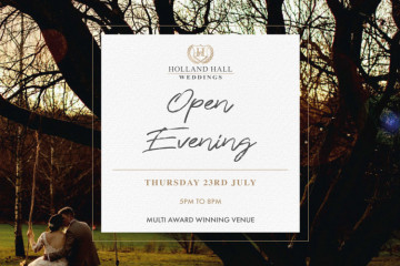 July Open Evening at Holland Hall  - 23rd July 2026