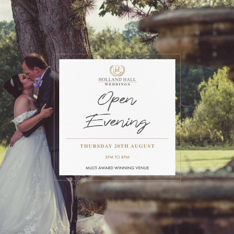 August Open Evening at Holland Hall  - 20th August 2026