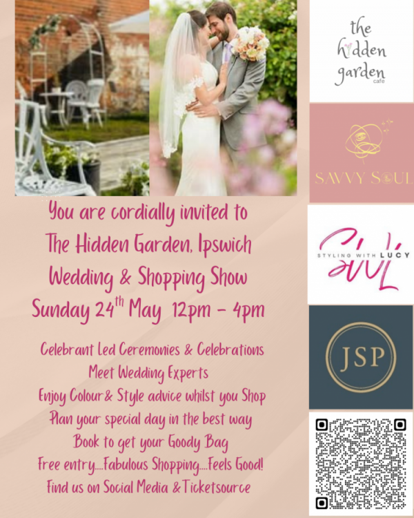 The Hidden Garden Savvy Wedding and Shopping Show - 24th May 2026
