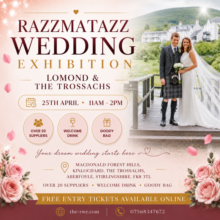 Razzmatazz Wedding Exhibition - Lomond & The Trossachs - 25th April 2027