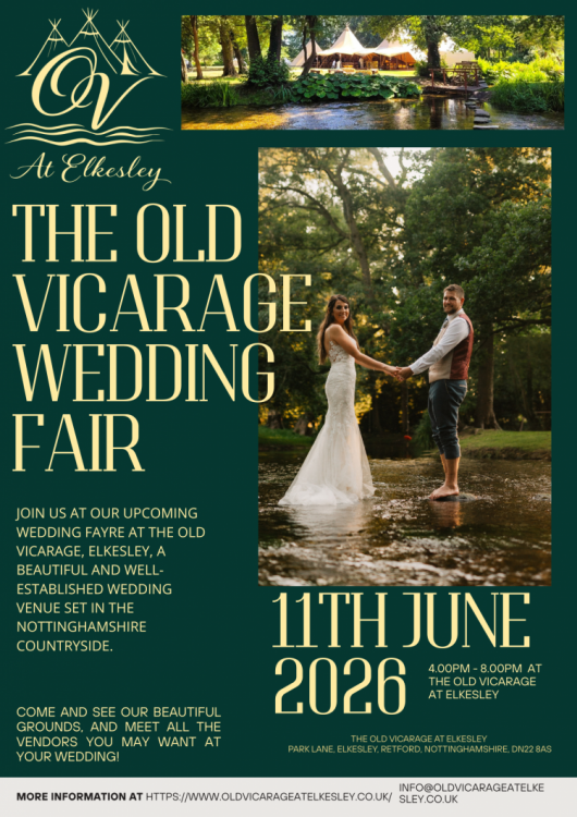 Old Vicarage at Elkesley Wedding Fair - 11th June 2026