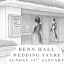 BENN Hall Wedding Fayre - 31st January 2027