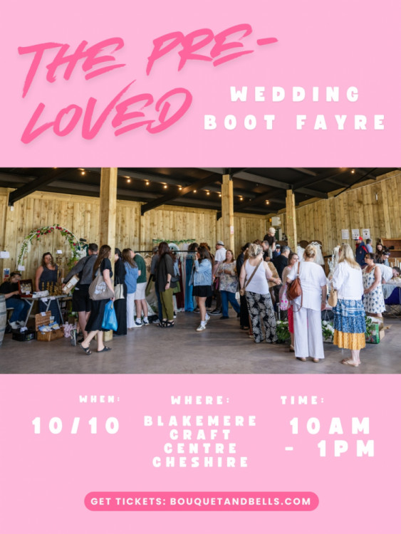 The Pre-Loved Wedding Boot Fayre - 10th October 2026