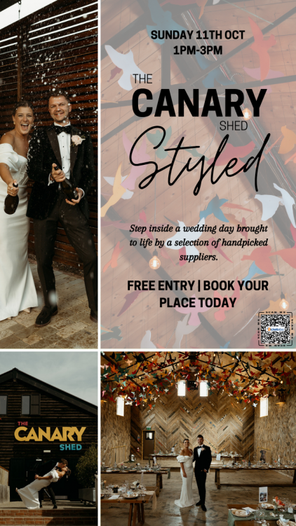 The Canary Shed Wedding Open Day - 11th October 2026