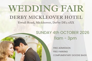 Wedding Fair - Derby Mickleover Hotel - 4th October 2026