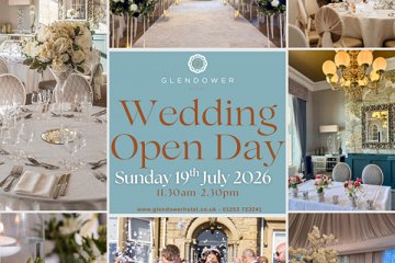 Glendower Hotel Wedding Open Day -Lytham St Annes Lancashire - 19th July 2026