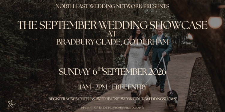 The September Wedding Showcase at Bradbury Glade - 6th September 2026