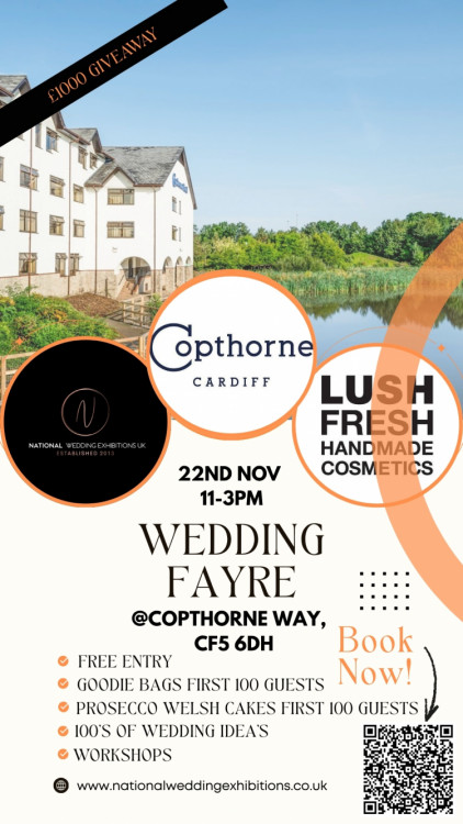 Wedding Fayre 22nd Nov, Copthorne Hotel , The £1000 giveaway - 22nd November 2026