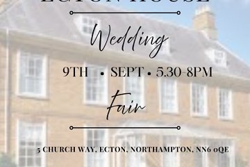 Ecton House Wedding Showcase - 9th September 2026
