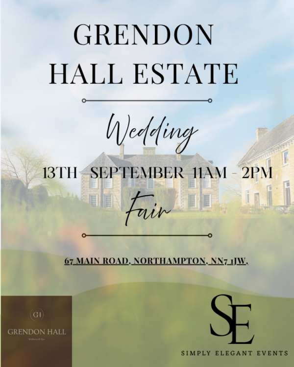 Grendon Hall Wedding Fair - 13th September 2026