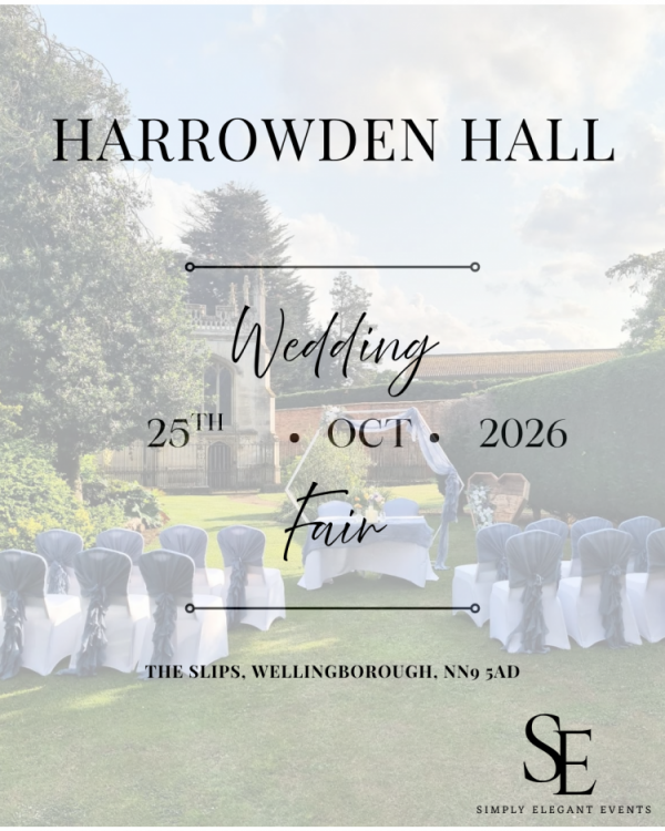 Harrowden Hall Wedding Fair - 25th October 2026