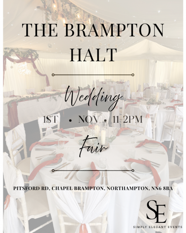 The Brampton Halt Wedding Fair - 1st November 2026