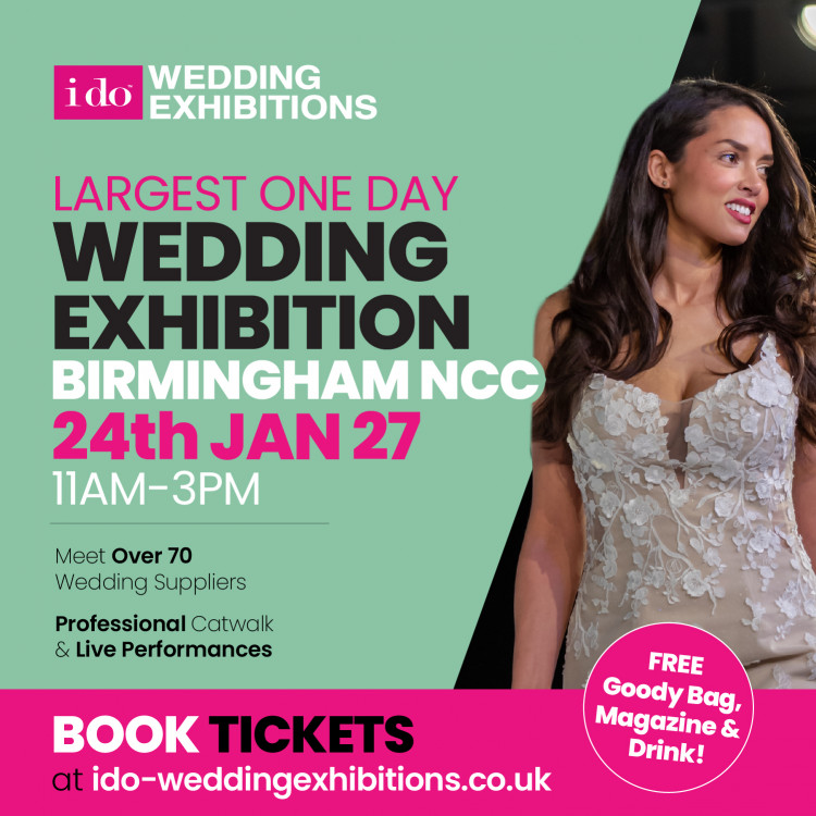 National I Do Birmingham Wedding Exhibition at the NCC - 24th January 2027