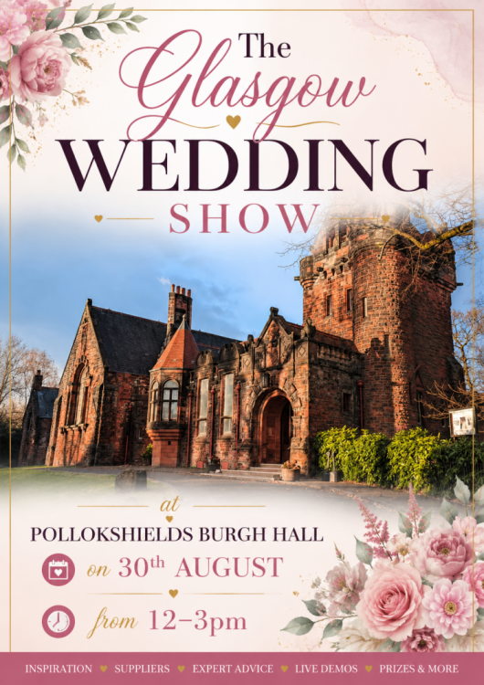 The Glasgow Wedding Show at Pollokshields Burgh Hall  - 30th August 2026