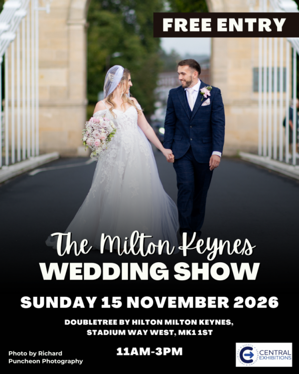 Milton Keynes Wedding Show - Doubletree by Hilton - 15th November 2026