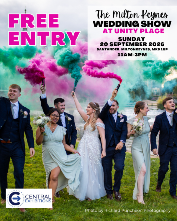 Milton Keynes Wedding Show - Unity Place - 20th September 2026