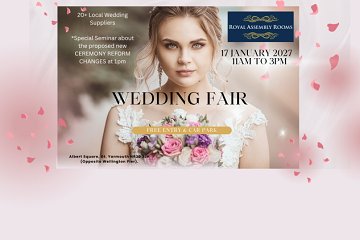 Royal Assembly Rooms Yarmouth Wedding Fair 2027 - 17th January 2027