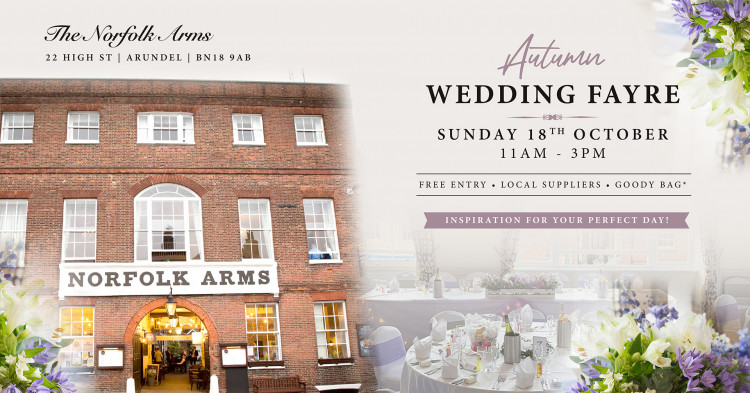 The Norfolk Arms Autumn Wedding Fayre in Arundel - 18th October 2026