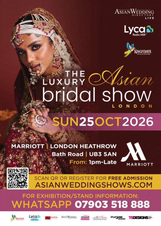 Luxury Asian Bridal Show - 25th October 2026