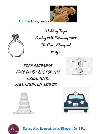 The Civic Stourport Wedding Fayre - 28th February 2027
