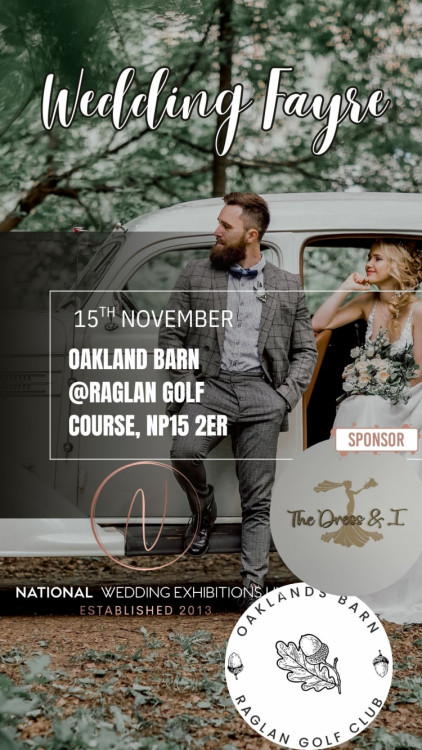 Wedding Fayre 15th Nov, Oakland Barn @ Raglan Golf Course  - 15th November 2026