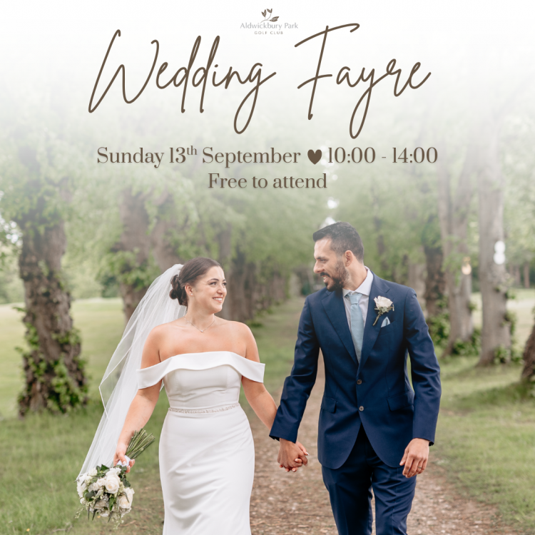 Aldwickbury Park Golf Club Wedding Fayre - 13th September 2026