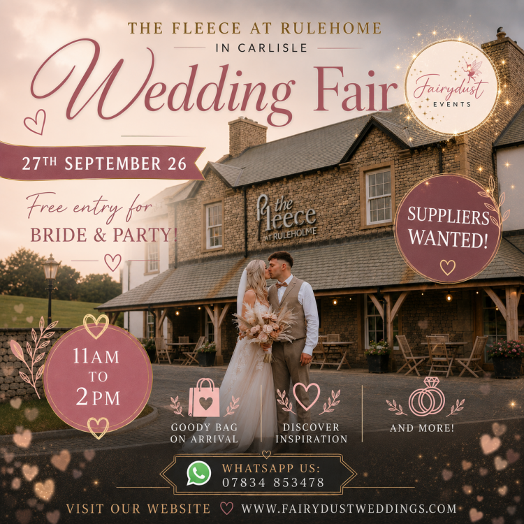 Wedding Fair @ The Fleece at Ruleholme - 27th September 2026
